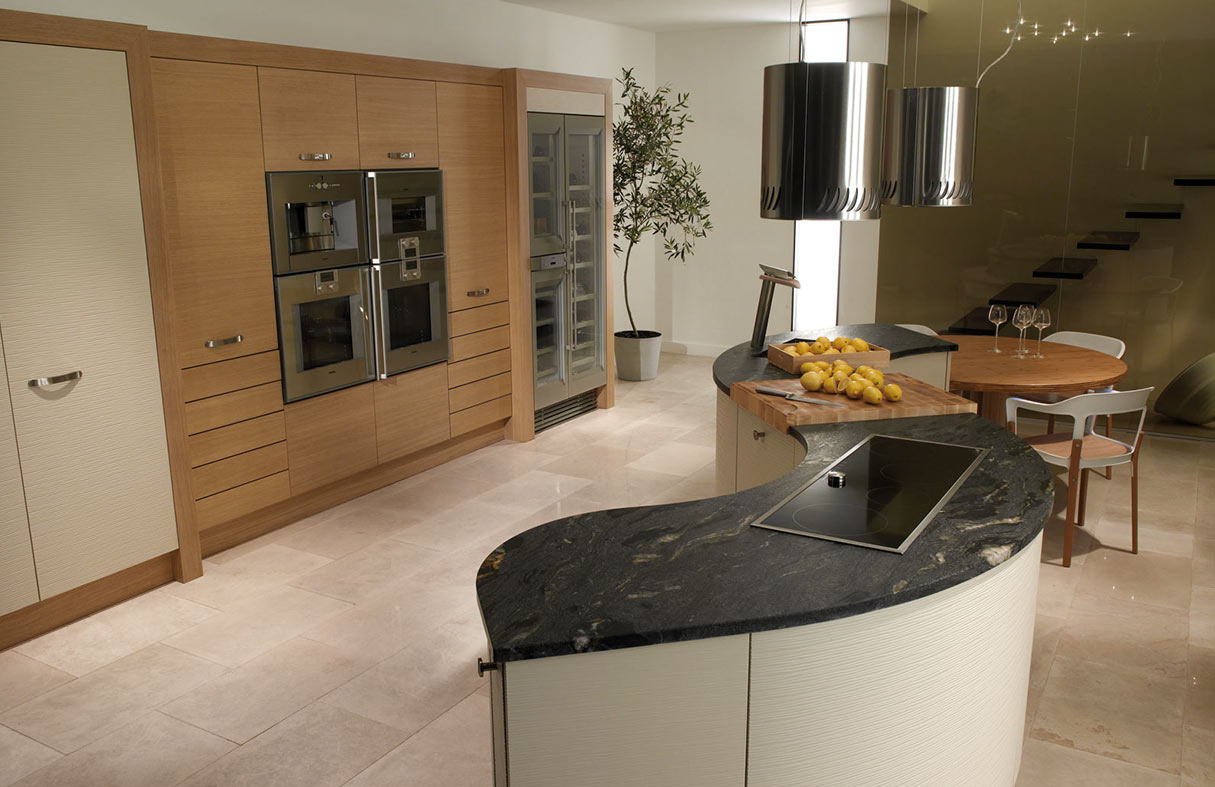 Curved Modern Kitchens - Handmade Bespoke Kitchens by Broadway | London