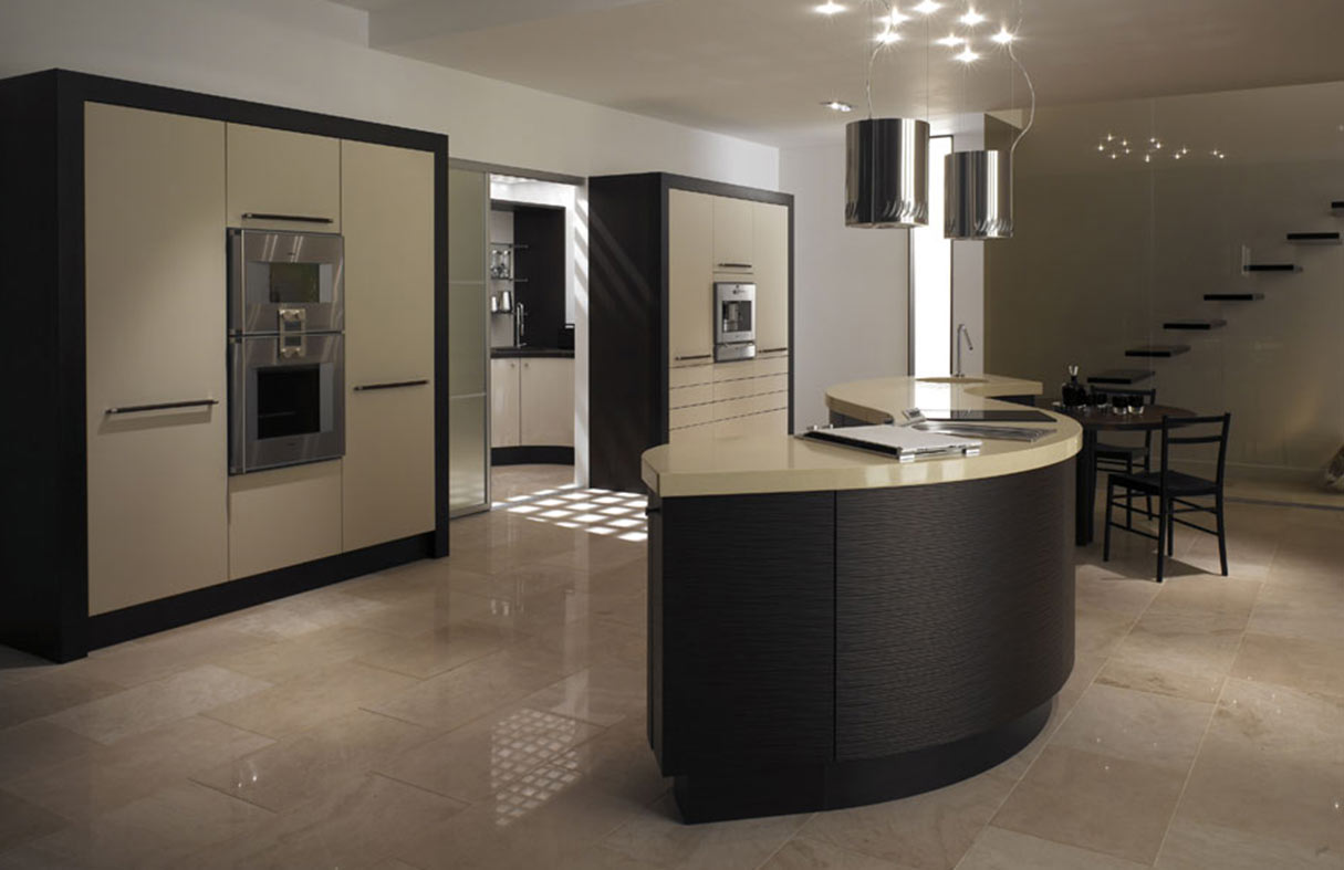 Curved Modern Kitchens
